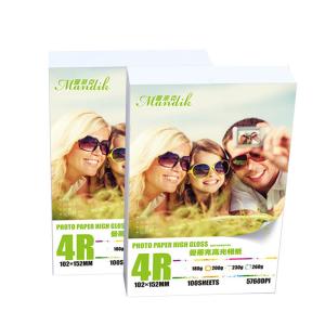 Wholesale Inkjet 4R Photography 4*6 Inches High Glossy Photo Paper from china suppliers