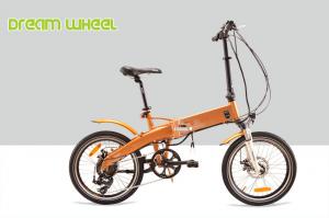 Wholesale 250 Watt Electric Folding Bike 20 Wheels , 55km Small Fold Up Electric Bike from china suppliers