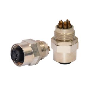 Wholesale 7/8 A Code Solder Female IP67 Panel Mount Connector 5 Pin For Industry from china suppliers