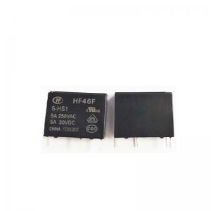 China HF46F5-HS1 HONGFA Relay Component Non Latching 5VDC SPST-NO 5A 277VAC 30VDC on sale