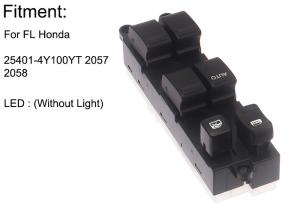 Wholesale Durable Nissan Power Window Switch , Driver Side Master Window Control Switch from china suppliers