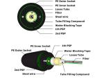 72 Cores Armored Fiber Optic Cable GYTS53 Direct Buried Stranded Loose Tube