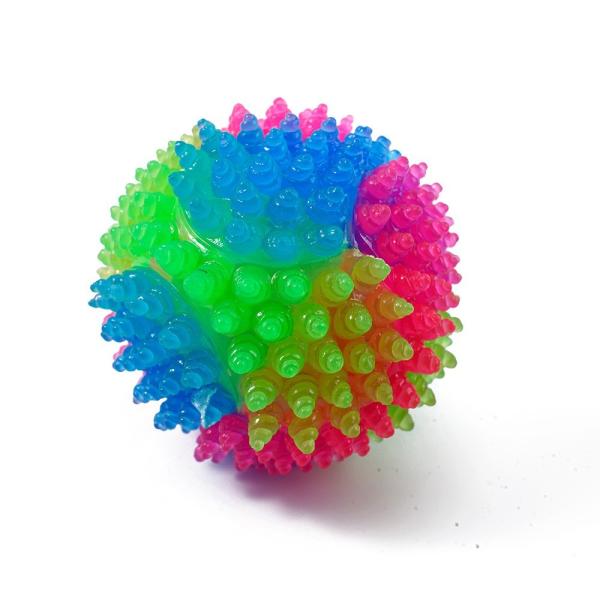 Pet Supplies Dog Toys TPR Elastic Ball Luminous Molar Toys Educational
