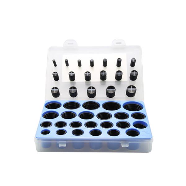 Transparent Box Black NBR O-Ring Repair Kit for Red Yellow Blue Air Conditioning