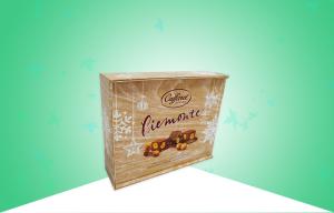Wholesale Chocorate Gift Paper Packaging Boxes SGS Proval Printing Oil Printing Eco - Friendly from china suppliers