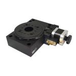 100mm Electric Motorized Rotation Stage Worm Gear Durable