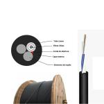 G657A2 G652D OEM ASU Outdoor Fiber Optic Cables 6 Cores 12 Cores 24 Cores ANATEL