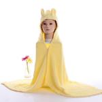Cotton Muslin Hooded Towel Animal Pattern Super Strong Water Absorption