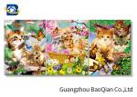 Eco-Friendly Material 3d Wallpaper , Latest 3d Picture Of Cute Lovely Pet Dog /