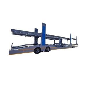 Wholesale 2 Axles Double Deck 6-8 Cars Carrier Truck Trailer Car Transport Semi-Trailer for 8 Tires from china suppliers