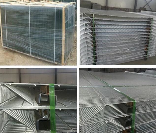 BRC 5mm Roll Top Weld Mesh Fencing Hot Dip Galvanized