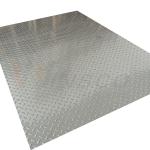 20mm-1250mm Embossed Stainless Steel Sheet 2b Surface Rice Grain Shape Anti Slip