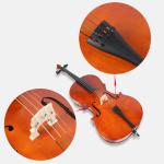 4/4 Linden Plywood Musical Instruments Cello for Beginer The bow is generally