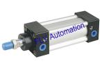 SI Φ32-200mm Double Acting Pneumatic Air Cylinders Equipment with 20mm 26mm