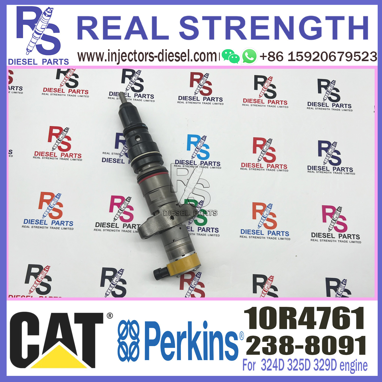 Diesel fuel injection pump common rail fuel injector 387-9430 10R-4761 for CAT C7
