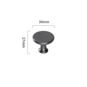 Wholesale Furniture Luxury Gray Brass Cabinet Pull Handles Anti Oxidant from china suppliers