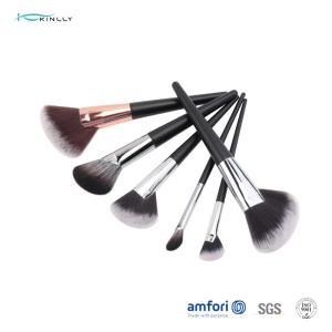 Wholesale Private Label OEM Fan Wooden Handle Makeup Brushes from china suppliers