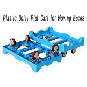 Wholesale Plastic Dolly Flat Cart For Moving Boxes Heavy Duty 600*400mm Platform Dolly Trolley from china suppliers