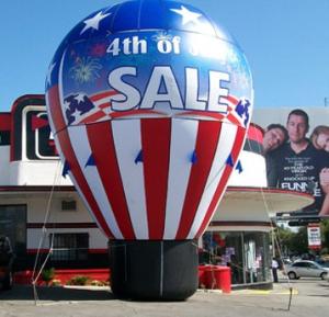 Wholesale pvc tarpaulin Inflatable advertising balloon / inflatable red giant ground balloon for grand sale from china suppliers