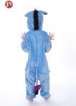Wholesale Soft Fluffy Flannel Donkey Kids Onesie Pajamas kigurumi