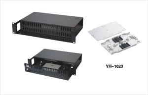 Wholesale Durable Fiber Optic Patch Panel 48 Port 2U SC Duplex Adaptor For Telecom Network YH1013 from china suppliers