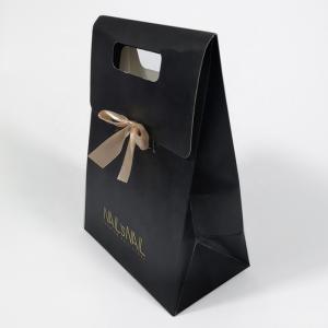 Wholesale Blush Durable Cosmetic Bag Plastic Paper Gift Bag with Hot Foil Logo OEM from china suppliers