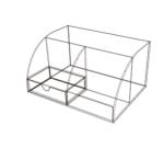 10"x7.28"x5" Luminous Clear Acrylic Desk Organizer