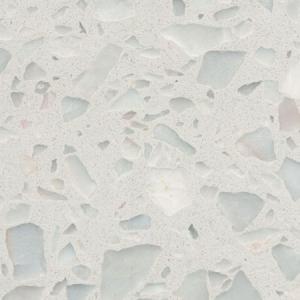 Wholesale Bright Black Terrazzo Tile , Terrazzo Vinyl Floor Tiles Vibrant Marvelous Texture from china suppliers