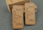 Durable Custom Clothing Patches Leather Patches For Jeans Logo Printable