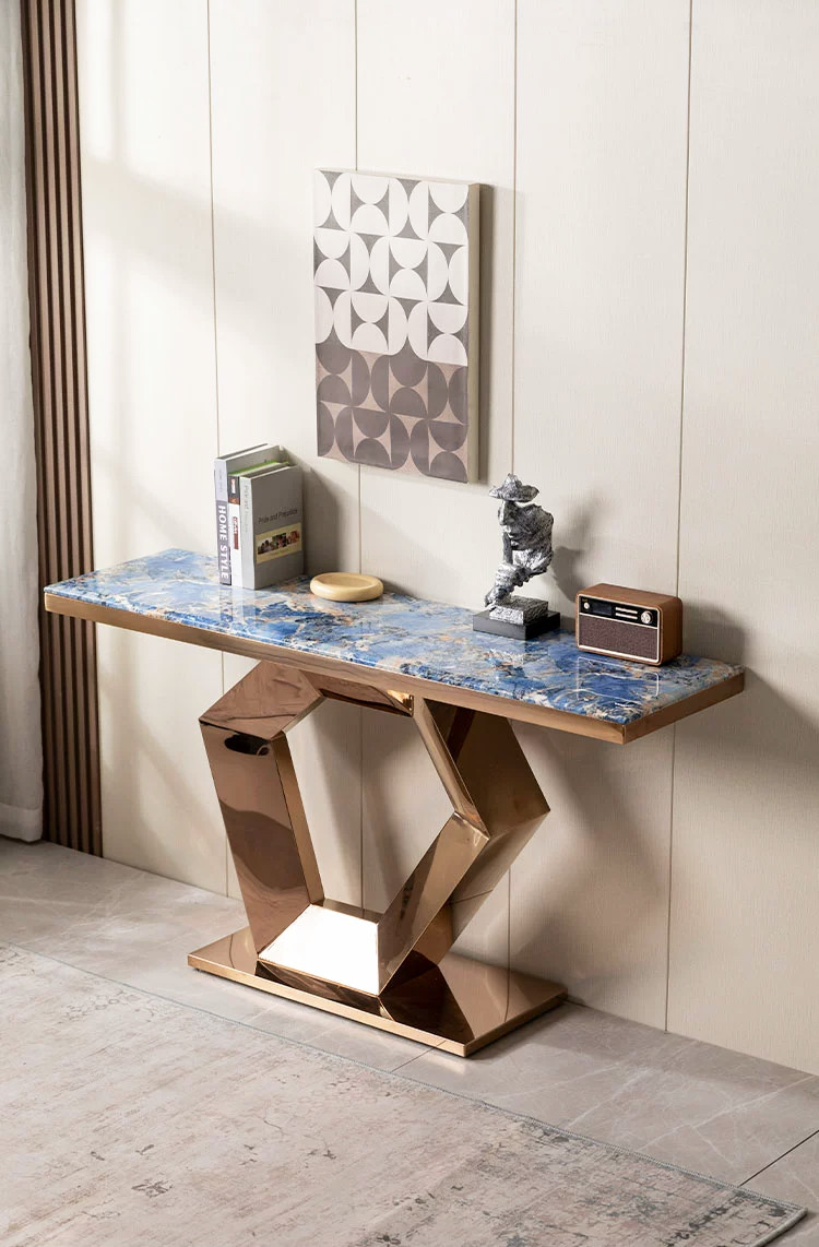 Modern Marble Top Entrance Console Table Length 1.2m/1.5m