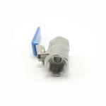 High Pressure Ball Valves Stainless Steel , Welded / Threaded 1 2 Ball Valve