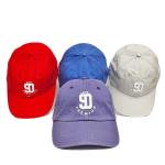 3d Puff Washed Cotton Unstructured Baseball Caps / Metal Buckle Dad Hats
