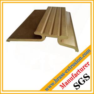 Wholesale golden color brass extrusion profile sections from china suppliers