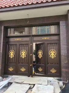 Wholesale Home Garden Cast Iron Gates Double Entry Type For Courtyard / Driveway from china suppliers