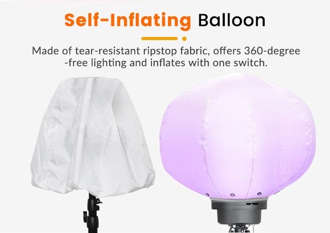 120W Led RGB Balloon Light Tower Versatile Portable Light Tower For Outdoor Event