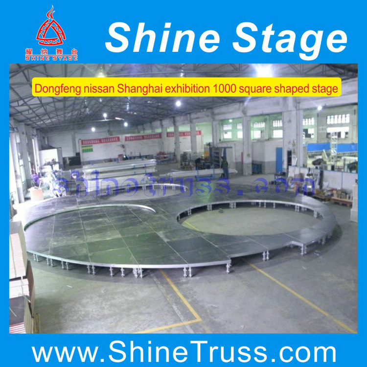 Performance Simple Aluminum Adjustable Concert Stage