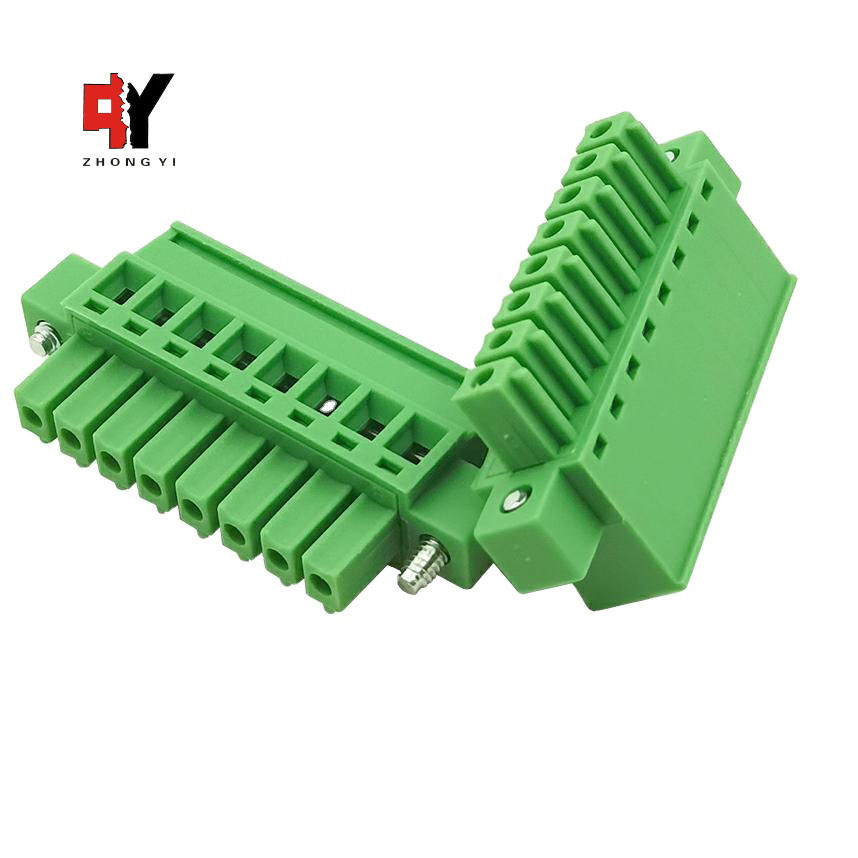 3.5MM 3.81MM Pitch Plug In Terminal Block 300V 8A HQ15EDGKBM