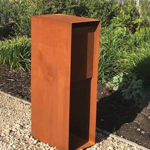 Wholesale Customizable Modern Corten Sculpture Antique Mailbox Welding Process OEM / ODM from china suppliers