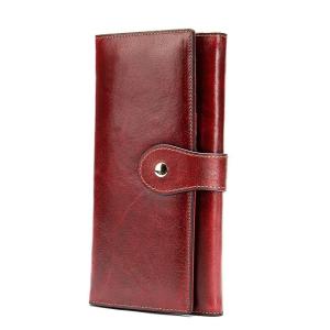 Wholesale Personalized Women RFID Trifold Money Clip Genuine Leather Wallet from china suppliers