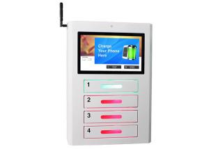 Wholesale Touch Screen Multiple Cell Phone Charging Station , Mobile Phone Charging Kiosk for iPhone / iPad /Android Devices from china suppliers