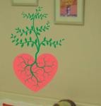 Large Wall Flower Stickers G135 / Design Wall Sticker