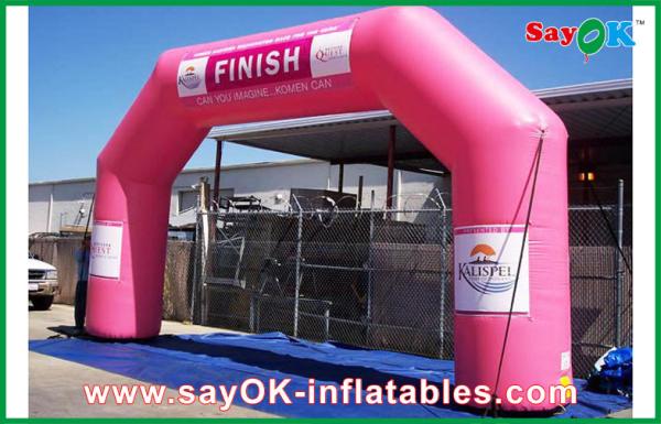 Inflatable Gate Sport Racing Games Inflatable Finish Line Arch / Entrance Arch