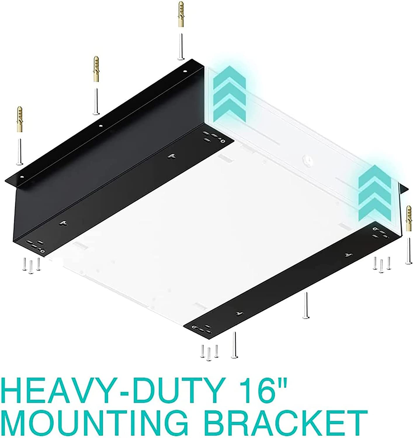 Cash Drawer Undercounter Mounting Bracket Heavy Duty Steel Mounting Bracket for Mounting 16" Cash Registers