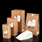 Biodegradable Resealable Takeaway Food Paper Bags
