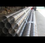 Metric Perforated Muffler Tubing Easy Installation Electro Polishing Surface