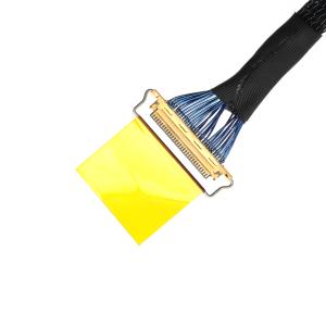 Wholesale 30-Pin 0.5mm Micro Coaxial Cable Assembly UL1354 40AWG Blue Shielded from china suppliers