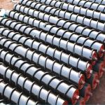 Carbon Steel 63.5mm Spiral Return Roller With Deep Groove Ball Bearing