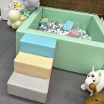 Pastel Baby Soft Play Climbing Blocks For Party Rental Custom Soft Play