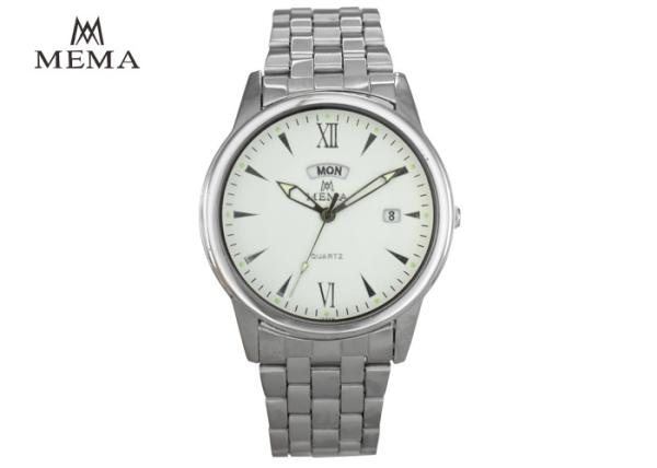 Private Label Big Round Face Watches Customized Dial Diameter 2 Years Battery