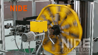 Electric generator motor stator winding machine for generator stator coil winding